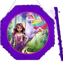Parti Show Unicorn Akademi Pinyata 42 cm + Sopası