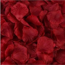 Parti Show Koyu Kırmızı Gül Yaprağı Yapay (300 Adet)