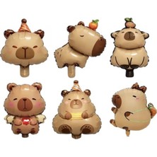 Parti Show Capibara 6'lı Folyo Balon 35 cm