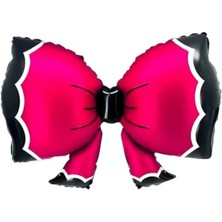 Parti Show Fuşya Bowtie Fiyonk Folyo Balon 92*58 cm