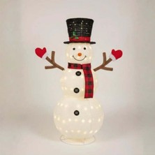 Parti Show LED Işıklı Dekoratif Kardan Adam 150 cm