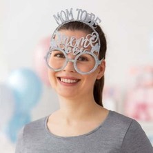 Parti Show Mom To Be Gümüş Taç ve Gözlük Seti