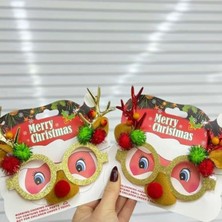 Parti Show Yılbaşı Parti Gözlüğü Geyik Süslemeli