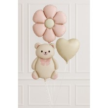 Parti Show Retro Papyonlu Ayıcık Folyo Balon Set