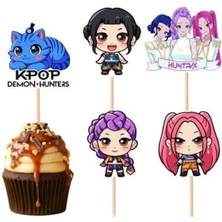 Parti Show K-Pop 20'li Renkli Şekilli Kürdan Eğlenceli Parti Malzemeleri