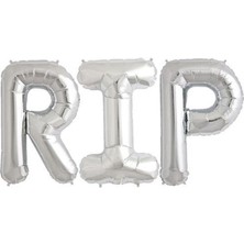 Parti Show Rıp Gümüş Renkli Folyo Balon 35 cm