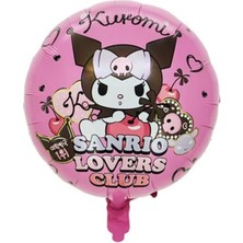 Parti Show Kuromi Temalı Pembe Folyo Balon 45 cm