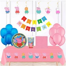 Parti Show Peppa Pig Doğum Günü Parti Seti 8 Kişilik