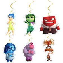 Parti Show Ters Yüz (Inside Out) Asma Süs - 6 Adet