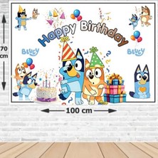 Parti Show Bluey Doğum Günü Parti Afişi