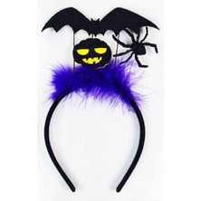 Parti Show Halloween Simli Yarasa - Örümcek Taç