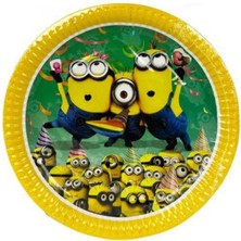 Parti Show Minions Karton Tabak (8 Adet)