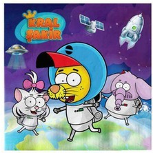 Parti Show Kral Şakir Uzayda Peçete (16 Adet)