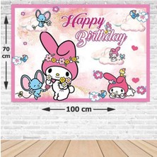Parti Show Kuromi My Melody Doğum Günü Afişi 70*100 cm