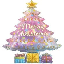 Parti Show Noel Ağacı Yılbaşı Folyo Balon