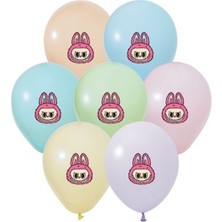 Parti Show Labubu Baskılı Balon 10 Adet