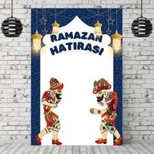 Parti Show Ramazan Hatırası Afişi Mavi 100*150 cm