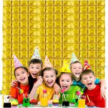 Parti Show Arka Fon Folyo Balon Perde Gold 60X120 cm