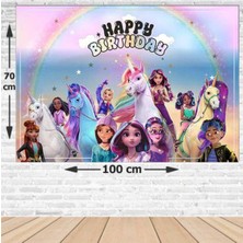 Parti Show Unicorn Akademi Doğum Günü Afişi 70*100 cm
