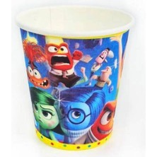 Parti Show Ters Yüz (Inside Out) Karton Bardak 8 Adet