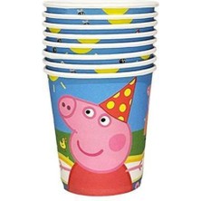 Parti Show Peppa Pig Karton Bardak 8 Adet