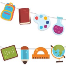 Parti Show Okul Süsleri Uzar Süs Dekor Süs Banner 150*17CM