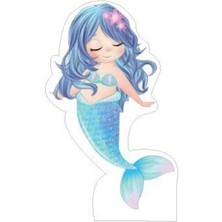 Parti Show Deniz Kızı Ayaklı Pano 2 34 cm