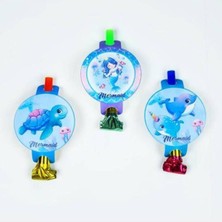 Parti Show Deniz Kızı Little Parti Düdüğü (6 Adet)