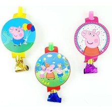 Parti Show Peppa Pig Parti Düdüğü (6 Adet)