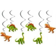Parti Show Sevimli Dinozor Tavan Süs 6 Adet