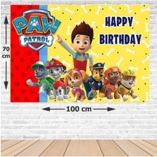 Parti Show Paw Patrol Doğum Günü Afişi Fotosuz 70*100 cm