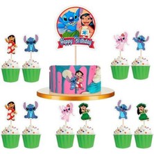 Parti Show Lilo ve Stitch Cake Topper Set