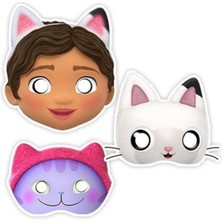 Parti Show Gabby Kağıt Maske 6 Adet