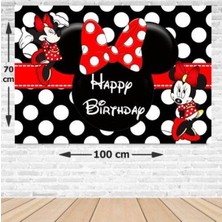 Parti Show Minnie Mouse Doğum Günü Afişi Fotosuz 70*100 cm