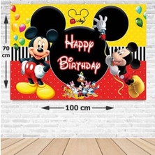 Parti Show Mickey Mouse Doğum Günü Afişi Fotosuz 70*100 cm