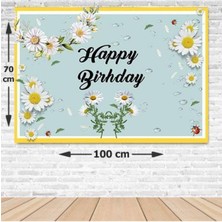 Parti Show Papatya Doğum Günü Afişi Fotosuz 70*100 cm