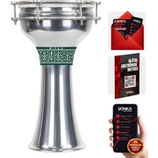 Midex Dbk-03 Alüminyum Düz Klasik Darbuka (36X20 Cm)