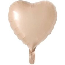 Parti Show Kalp Folyo Balon Ten Rengi 45 cm