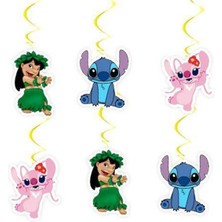 Parti Show Lilo ve Stitch Asma Süs - 6 Adet