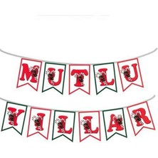 Parti Show Yılbaşı Mutlu Yıllar Yazısı 2 Metre