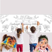 Parti Show 29 Ekim Cumhuriyet Bayramı Boyama Posteri 50*150 cm