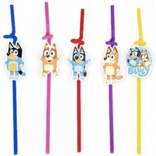 Parti Show Bluey Artistik Pipet 10 Adet