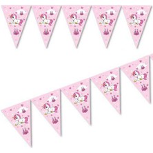 Parti Show Unicorn Flama Bayrak 2 Metre