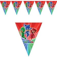 Parti Show Pijamaskeliler Bayrak Seti (3 Metre)