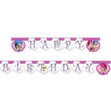 Parti Show Shimmer &amp; Shine Happy Yazısı 2 M.