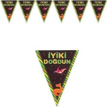 Parti Show Dinozor Temalı Bayrak 2 Metre