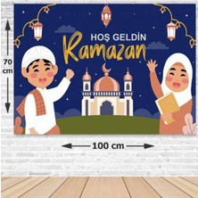 Parti Show Hoş Geldin Ramazan Afişi Çocuklar Için 70*100 cm