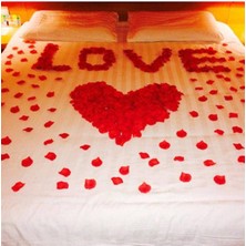 Parti Show Kırmızı Gül Yaprakları Yapay (500 Adet)