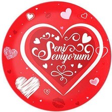 Parti Show Seni Seviyorum Tabak 8 Adet