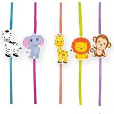 Parti Show Safari Artistik Pipet (10 Adet)